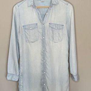 H&M Chambray Button-Down Dress